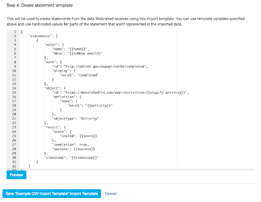 Watershed Essentials: How to Create a Custom CSV Template – Watershed LRS